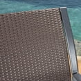 thumbnail image 2 of Orden Brown Wicker Rocking Chair, 2 of 4