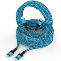 Zacenei 2pcs USB C Cable,Nylon Braided USB C to USB C Cable 10ft Android Phone Charger Cord Type C Charger Cable High Speed Fast Charging Cable USB C Charger Cable 10ft Compatible for iPhone 16 15