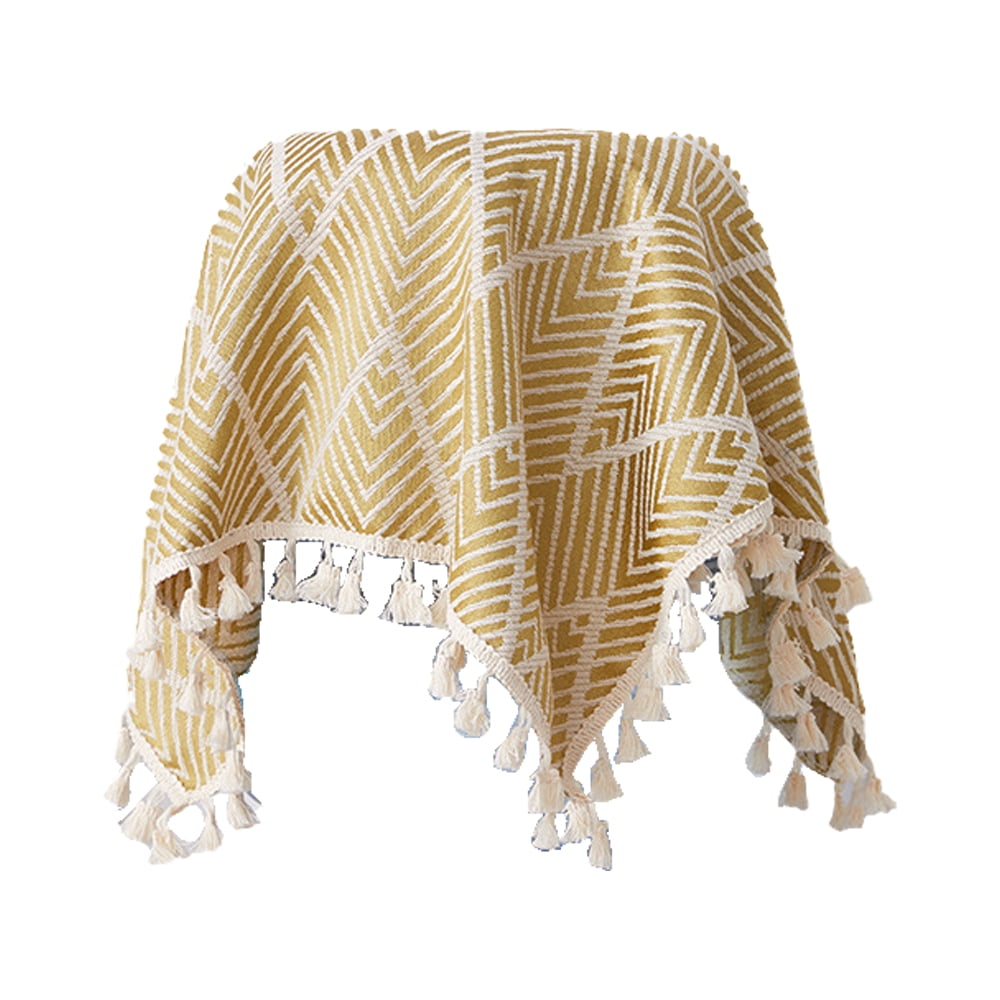 Bedside Table Tassel Cover Cloth, Tablecloth Cover Towel, Suitable for