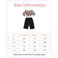 thumbnail image 2 of 6 Months Baby Girls Clothes 9 Months Girls 2PCS Summer Outfits Set Infant Girls Short Sleeve Top Shorts Set Red, 2 of 7