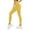 Yellow, variant on Qulqfy Yoga Womens Leggings Beige Compression Butt Lifting Stretchy High-Waisted Tummy Control Leggings Women's Pants L