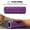 Purple Diamond, variant on 5 in 1 Foam Roller Set Trigger Point Foam Roller, Massage Roller Stick, Massage Ball, Stretching Strap for Deep Muscle Massage Pilates Yoga, Fitness Exercise for Whole Body (Purple Diamond)