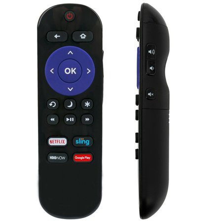 NS-RCRUDUS-17 Replace Remote for Insignia TV with Netflix Sling HBONOW App Key