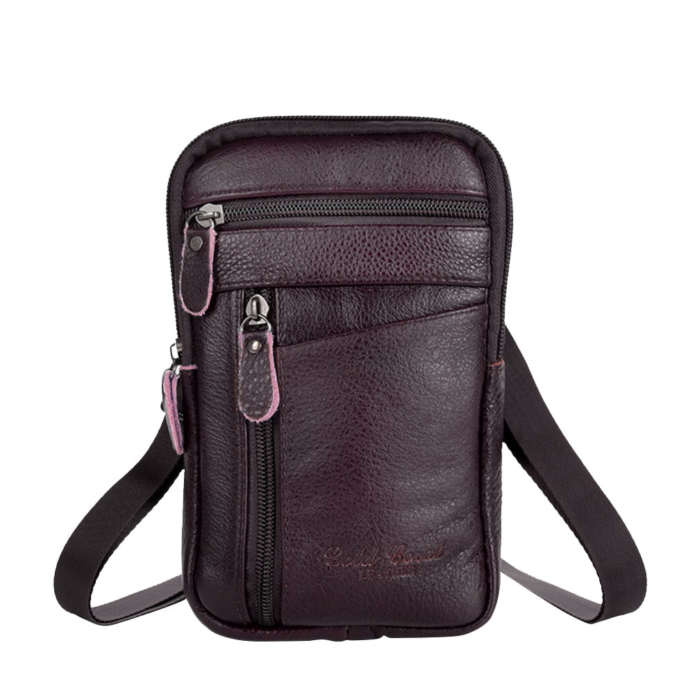 Pure leather pouches for men hot sale