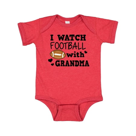 

Inktastic I Watch Football with My Grandma Gift Baby Boy Bodysuit