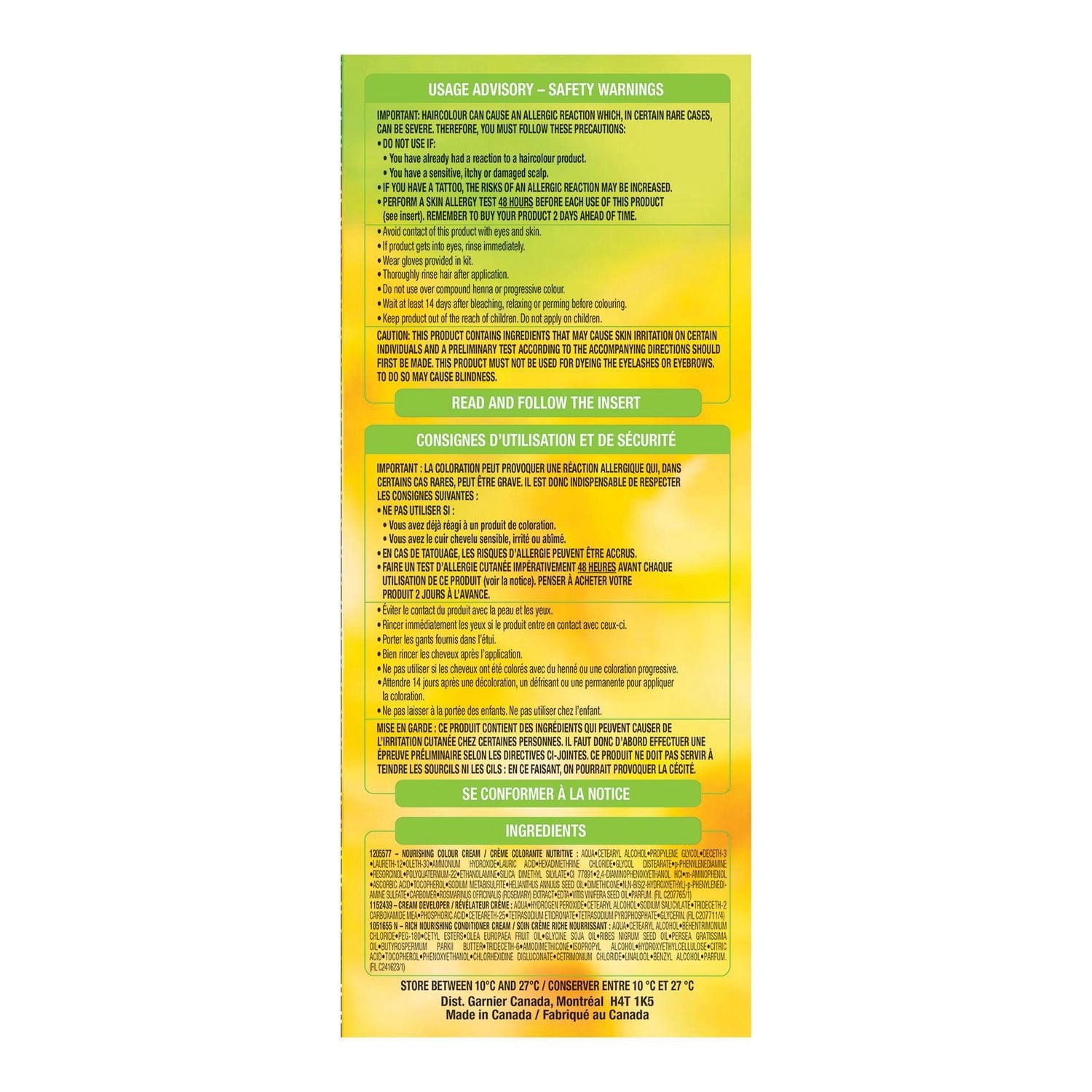 Garnier Nutrisse Ultra Crème, Coloration Permanente, Longue-Durée