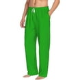 thumbnail image 2 of Balery Men'S Green Pants,Sleepwear Pants,Pajama Pants,Pj Bottoms Drawstring And Pockets-Large, 2 of 9