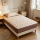thumbnail image 1 of Sábana ajustable de lino floral tamaño individual, funda de colchón refrescante y transpirable, ropa de cama resistente al pelo de mascotas para camas de la residencia universitaria, 1 of 7