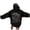 Black, variant on Women's Letter Print Fashion Loose Top Casual Hoodie Womens Zipper Hoodie