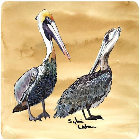Bird - Pelican Foam Coasters - Set 4
