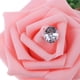 thumbnail image 3 of Boda Flores De Mano Ramo Seda Rosa Ramillete De Muñeca Decoración Rosado, 3 of 8
