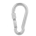 thumbnail image 3 of 304 Stainless Steel Carabiner Fast Hanging Buckle Elastic Buckle Spring Hook (M8), 3 of 8