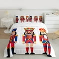 thumbnail image 2 of Homewish Xmas Nutcracker 2pcs Bedding Comforter Set for Kids Children Teens,Merry Christmas Twin Comforter Sets,Happy New Year Breathable Bedding Set,Microfiber Bedroom Decor,Reversible, 2 of 8