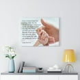 thumbnail image 5 of Scripture Walls Isaiah 49:15-16 Never Forgotten Bible Verse Canvas Christian Wall Art Ready to Hang Unframed, 5 of 9