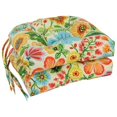 thumbnail image 3 of Blazing Needles 16-inch Polyester Patterned Outdoor U-shaped Chair Cushions (Set of 2), 3 of 4