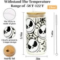 thumbnail image 4 of Halloween Iced Coffee Can Glass, 16oz Nightmare Halloween Cup with Lid and Straw, Spooky Season Glass Tumbler for Fall Gifts, 4 of 6