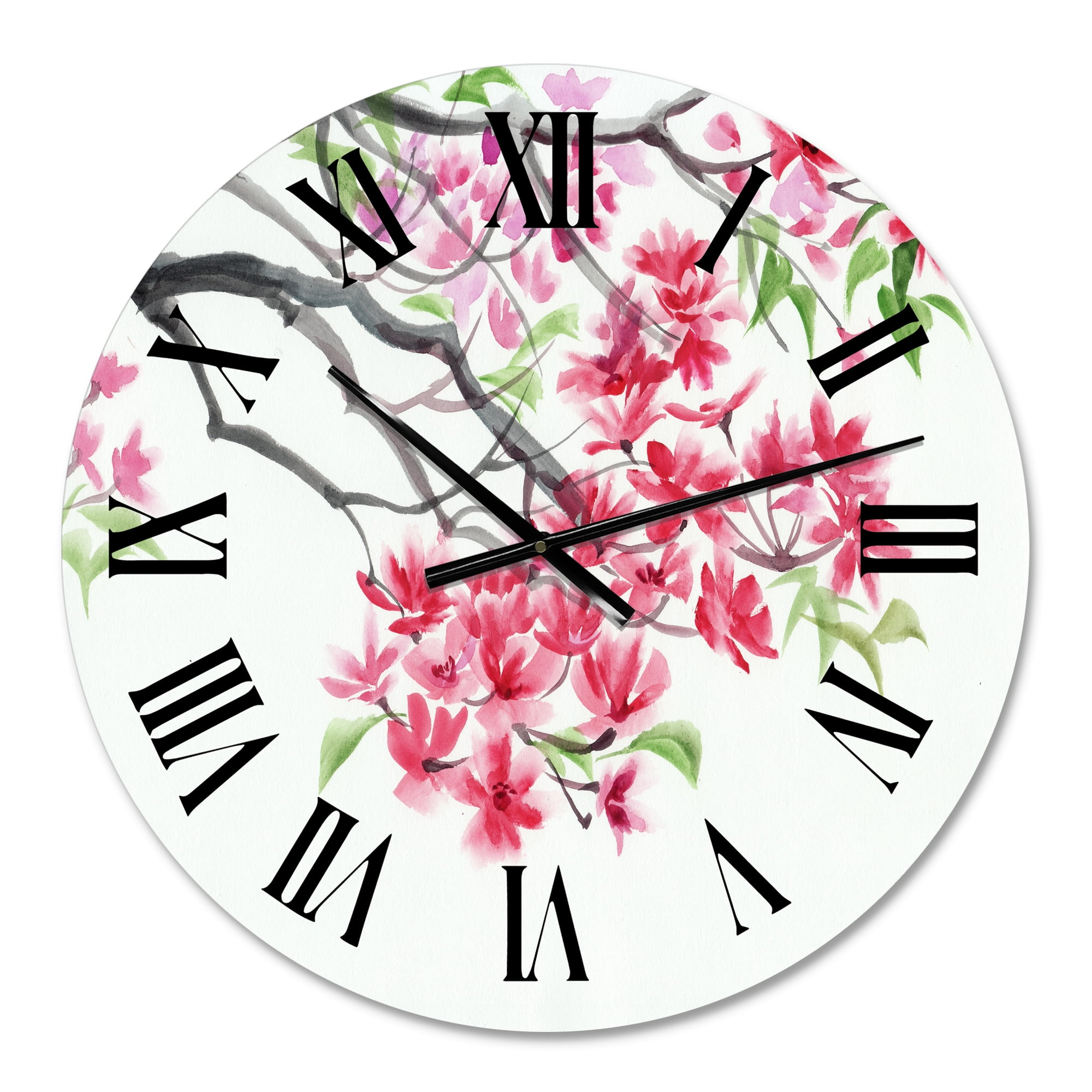 Designart 1 in Quartz Traditional Wall Clock