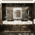 thumbnail image 6 of Danrelax 40 x 32 inch Led  Bathroom Mirror with 3 Colors Light Homes, 6 of 8