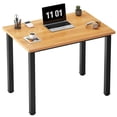 thumbnail image 1 of Need Computer Desk - 31.5 Inch Office Writing Work Study Kids Student Teacher Home Bedroom Table for Small Space, Teak, 1 of 7