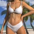 thumbnail image 2 of Levmjia Women's Sexy Bikini Set High Waisted Swimsuit UPF50+ Quick Dry Beach Bathing Suit with Adjustable Straps for Summer Vacation Pool Party, 2 of 4