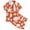 a-Orange6213, variant on FINALGANG Girls Fashion Print 2 Piece Homewear Set Kids Short Sleeve Button Front Lapel Top Elastic Waisted Shorts Outfit For Casual Daily Home Relaxation Leisure Set
