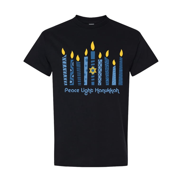 Peace Light Hanukkah Graphic T-Shirt photo 1
