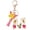 M, variant on S Initial Letter Keychain Personalized Gift Accessory With Cute Style, Durable Plastic Material And Compact Design For Gift Giving And Special Occasions 2.0X1.0X0.5In 0.1Lb