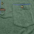 thumbnail image 4 of pstuiky Camisas de vestir de manga corta para hombre, Camisa tipo blusa de manga corta con cuello vuelto y botones de color para hombre ropa de hombre s, 4 of 7
