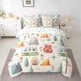 thumbnail image 2 of Castle Fairy Kids RV Car 7-Piece Twin Bedding Sets,Happy Camping Bedding Comforter Set,Adventure Theme Breathable Sheet Sets,Lightweight Room Decor, 2 of 8