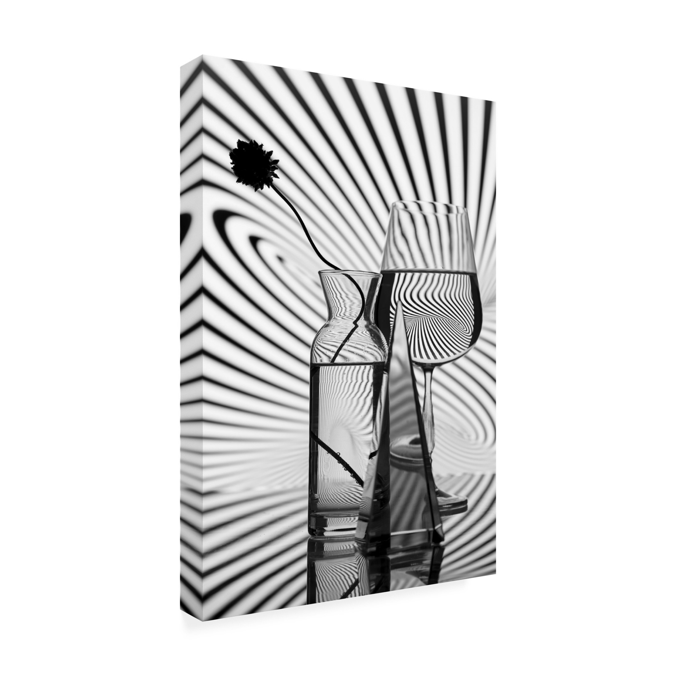Trademark Fine Art Larisa Usmanova Glass And Lines Canvas Wall Art