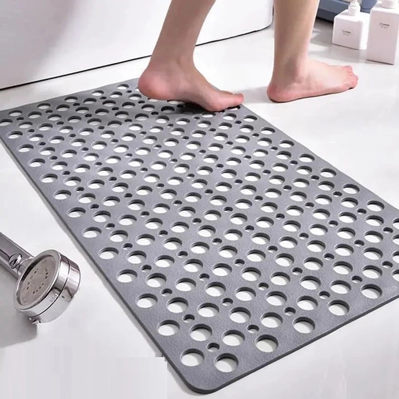 1pc Bathroom Anti-slip Mat Shower Room Washroom Bath Mat Tpe
