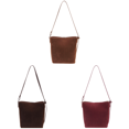 thumbnail image 1 of Bolso Tipo Cubo Ante para Mujer Hobo Con Correa Ajustable Viajes (marrón), 1 of 9