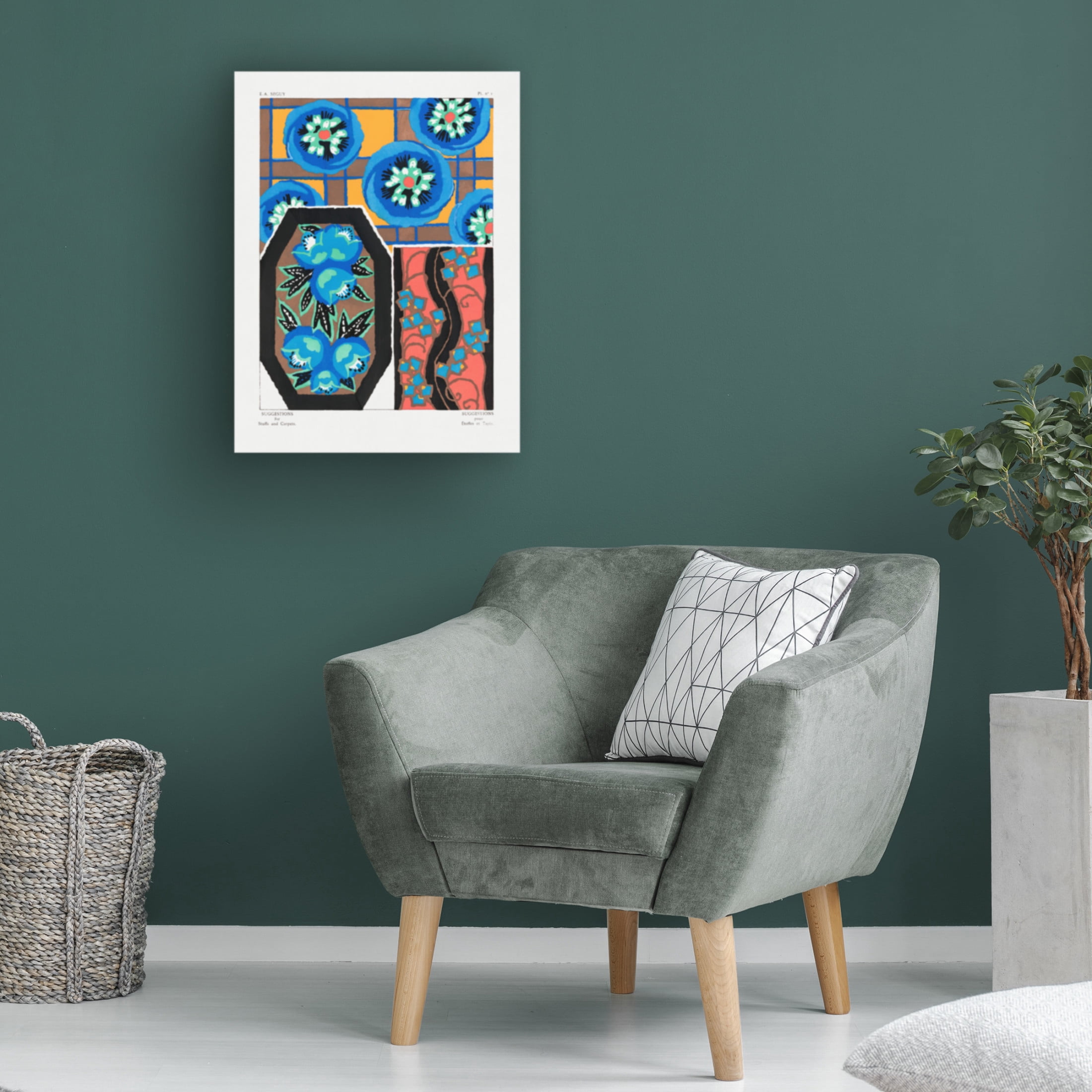 Trademark Fine Art Pictufy   Pattern 01 Canvas Wall Art