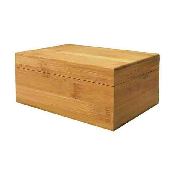 ZZ Bamboo wood storage box with cover, wooden storage box combination, storage, natural,