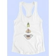 thumbnail image 3 of Moth Fairies Ii Racerback Tank Women -Grace Popp Designs, Female XX-Large, 3 of 4