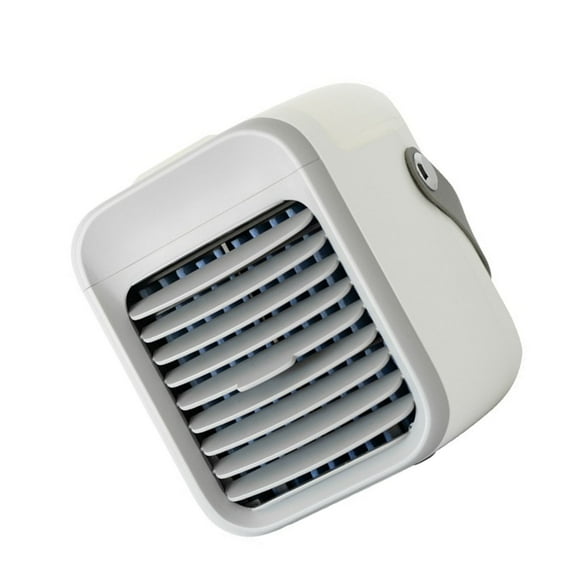 Enfriador De Aire Portátil, Mini Aire Acondicionado De 3 Velocidades De Viento, Tanque De Agua De 300 Ml, Batería De 2000 MAh Para Dormitorio De Oficina De Viajes