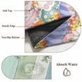 thumbnail image 6 of Round Rug 4Ft Washable Non-Slip, Cute Easter Bunny Circle Area Rugs for Living Room Bedroom, Eucalyptus Leaves Colorful Eggs Wooden Indoor Floor Mats Carpet Runner for Home Decor Aesthetic, 6 of 8