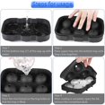 thumbnail image 4 of Silicone Ice Cube Tray,Geyueya Home Giant Ice Cube Mold Cubes Round An, 4 of 5