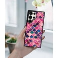 thumbnail image 5 of WIRESTER Shockproof Soft Rubber Cover Case for Samsung Galaxy S25 Ultra 6.8" 2025, Pink Mermaid Scales, 5 of 5