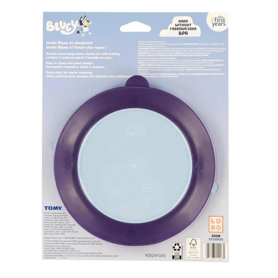 The First Years - Bluey Baby & Toddler Suction Plate, 6M+