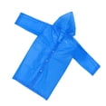 thumbnail image 3 of EeaseCA Poncho de Pluie Bleu Mode Réutilisable Imperméable Portable avec Capuche et Manches pour Enfants, 3 of 7