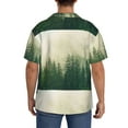 thumbnail image 5 of Disketp Men's Hawaiian Fog Forest Print Shirts Button Down Holiday Beach Shirts-3X-Large, 5 of 7
