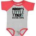 thumbnail image 3 of Inktastic Mommy's Little Tax Deduction Blue Hearts Boys or Girls Baby Bodysuit, 3 of 5