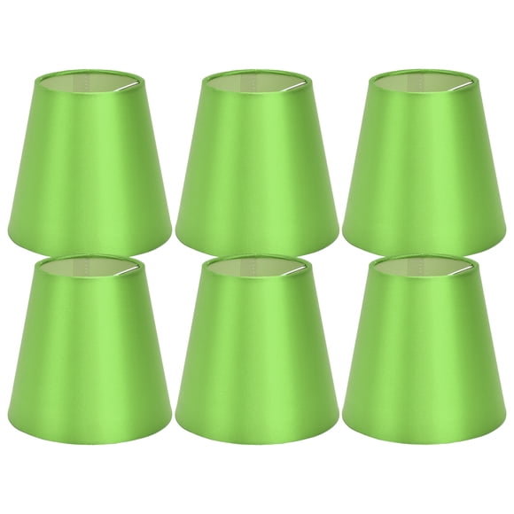 6PCS Lamp Shade, Modern Lamp Shade Pendant Light Shade, Lampshade Table Lamp Ceiling Lamp Shade for Bedroom Living Room (Fluorescent green PX157)