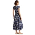 thumbnail image 2 of Lauren Ralph Lauren Floral Jersey Maxidress Blue, Large, 2 of 4