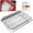 Silver, variant on Air Fryer Basket for Oven,Oven Air Fryer Basket and Tray with 30 PCS Parchment Papers,2 Set Stainless Steel Air Fryer Pan and Crisper Tray for Baking Grilling Silver(15.6 x 11.6 inch)