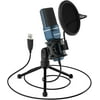 USB Microphone, TONOR Computer Condenser PC Gaming Mic with Tripod Stand & Pop Filter for Streaming, Podcasting, Vocal Recording, Compatible with Laptop Desktop Windows Computer, TC-777