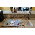 thumbnail image 2 of Winter Holiday Dalmatian Dish Drying Mat, 2 of 7