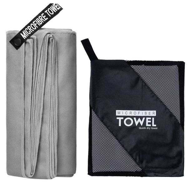 Toallas de Viaje de Microfibra - Ultra-Absorbentes, Secado Rápido - Toallas Compactas de Gimnasio/Playa para Mochilero, Camping y Uso Deportivo