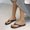 Black, variant on AXXD Womens Sandals Comfortable Summer Beige Comfort Espadrilles Flat Flip Flop Knitting Clip Toe Sandals Bottom Mothers Day
